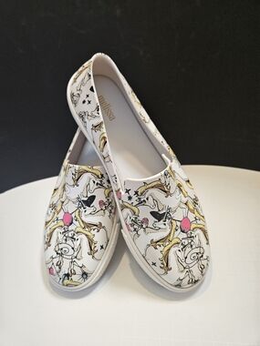 ​🦄 Melissa Unicorn Slip-On Sneakers | Size 9 | Rare & Pristine Eco Vegan Melfle